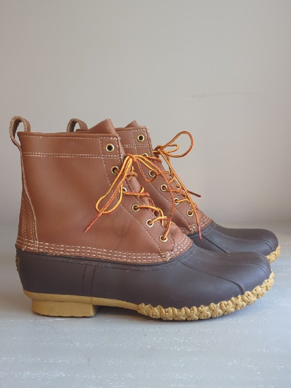 LL Bean‎ Boots 8" Tan Mens 10 - Picture 2 of 7